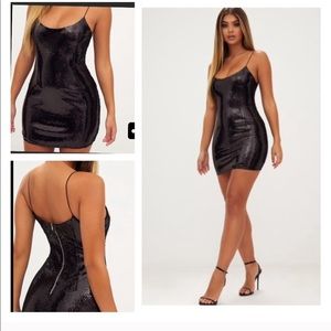 Sequin black dress - kourtney Kardashian